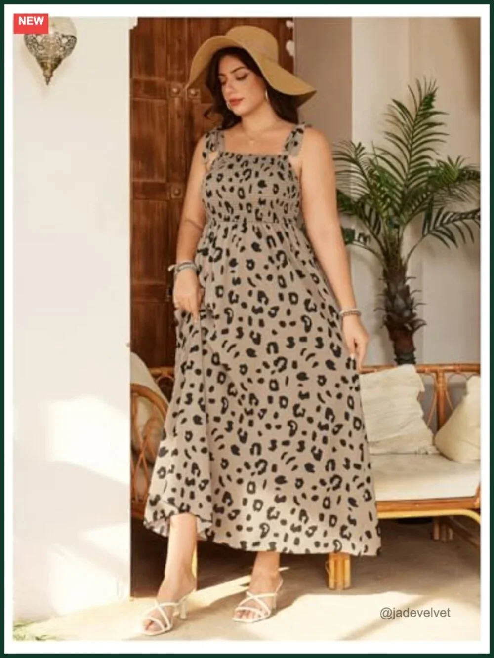 Womens Bohemian Floral Maxi Dress Spaghetti Strap Square Neck Ruffle Tie Back